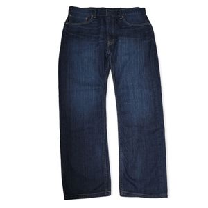 Levis 505 Men's Straight Leg Dark Wash Denim Jeans Sz. 36 x 30